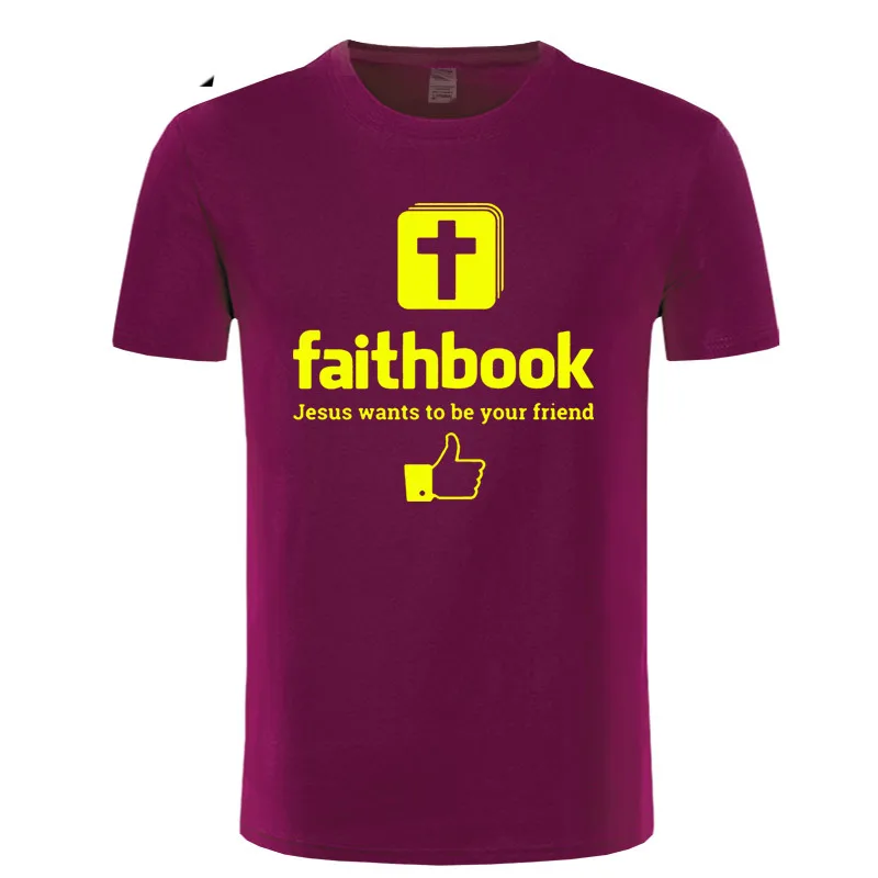 REM НОВЫЙ Иисус хочет быть вашим другом Faithbook футболка Христианские Футболки