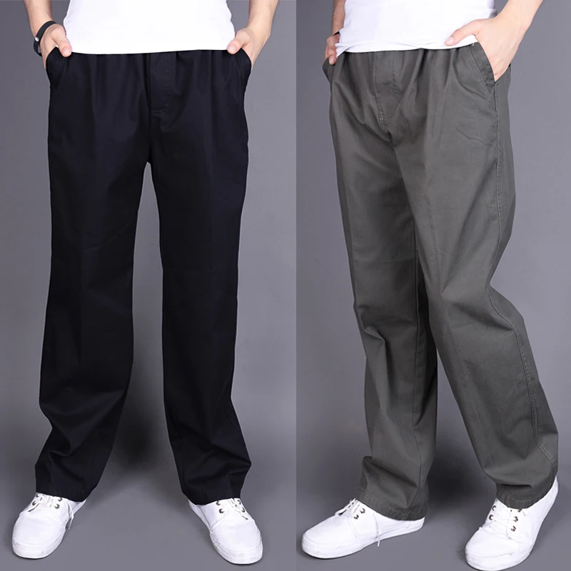 2017 новое поступление осенние и зимние штаны Свободные повседневные мужские