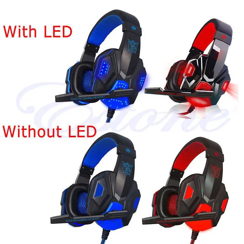 1 предмет USB 3 5 мм Surround Stereo Gaming Headset повязка наушники с микрофоном для ПК|Наушники и
