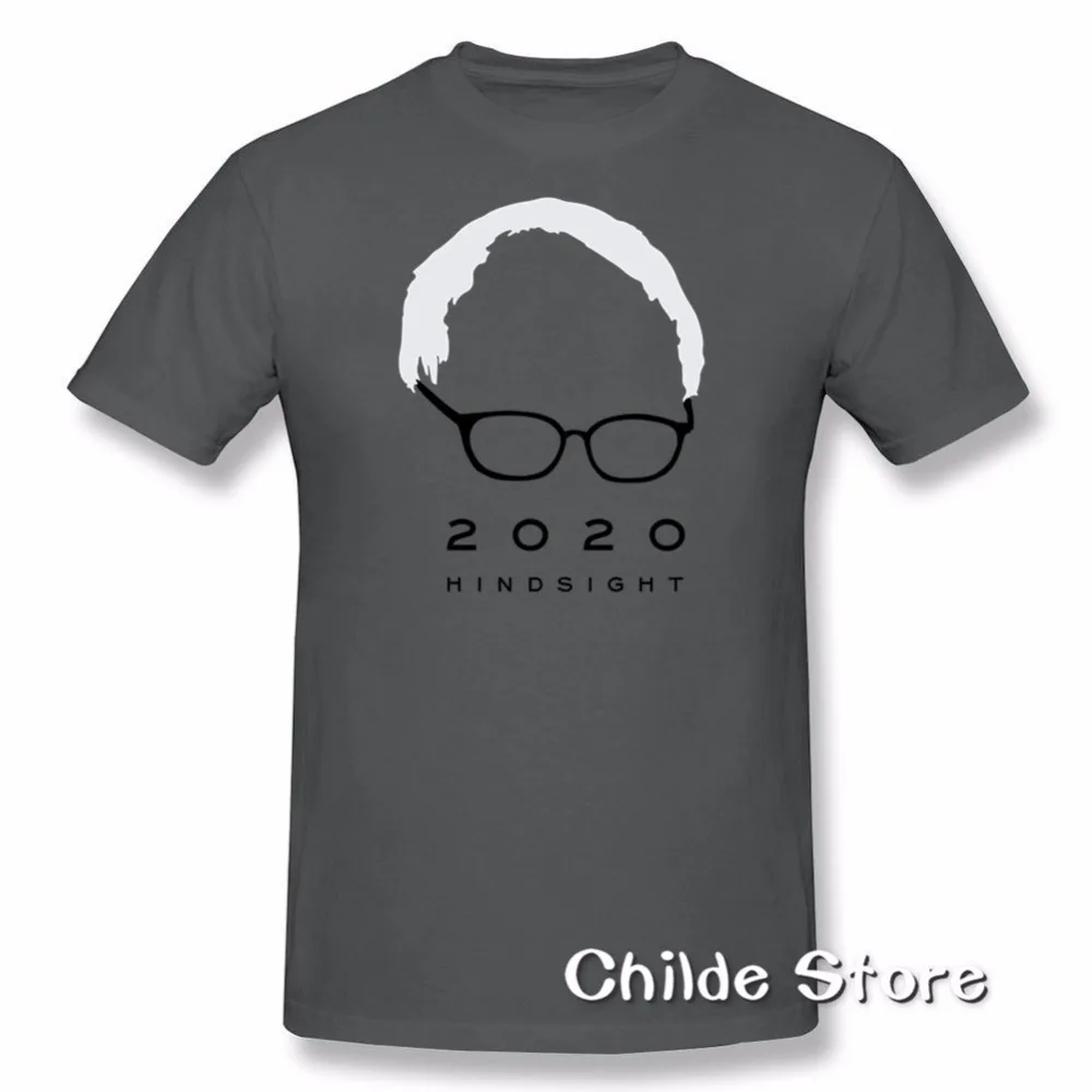 HINDSIGHT IS 2020 рубашка Bernie Sanders активистские футболки 2018 летняя футболка Топ с принтом