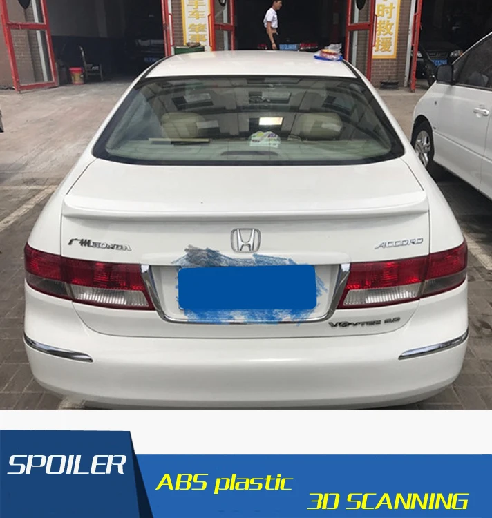 Для Honda Accord 2 4 Спойлер ABS Материал заднее крыло автомобиля праймер цвет задний