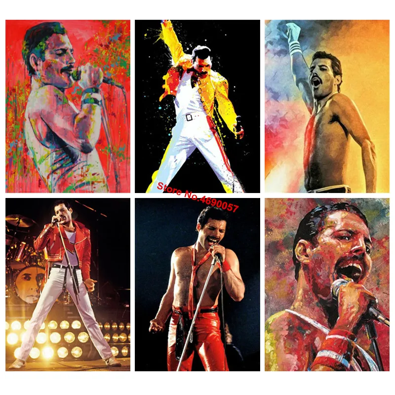 Алмазная живопись вышивка крестиком Queen Band Freddie Mercury алмазная стразы картины