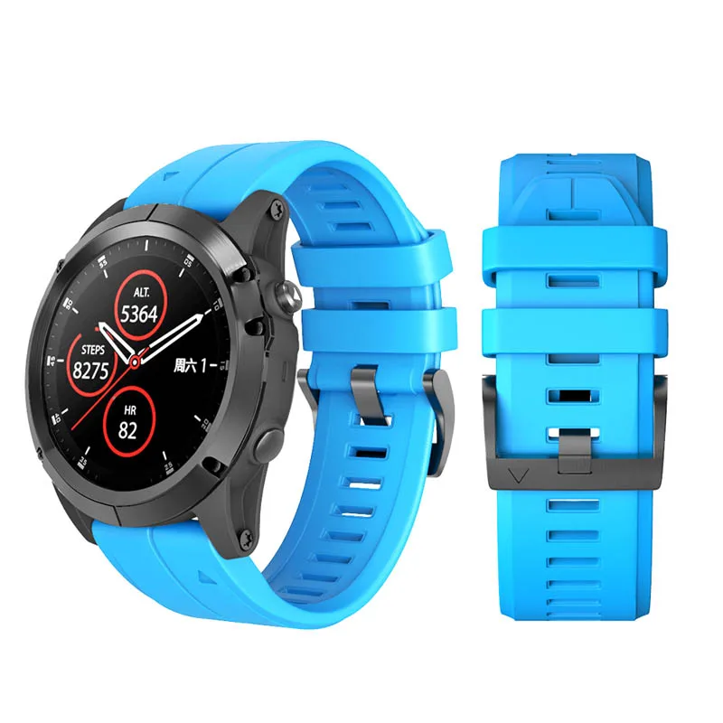 Wristband силикона быстроразъёмное соединение ленточная Сменные аксессуары для смарт-часов Garmin fenix 5/5 Плюс/935/S60 SD998 - Цвет: Многоцветный