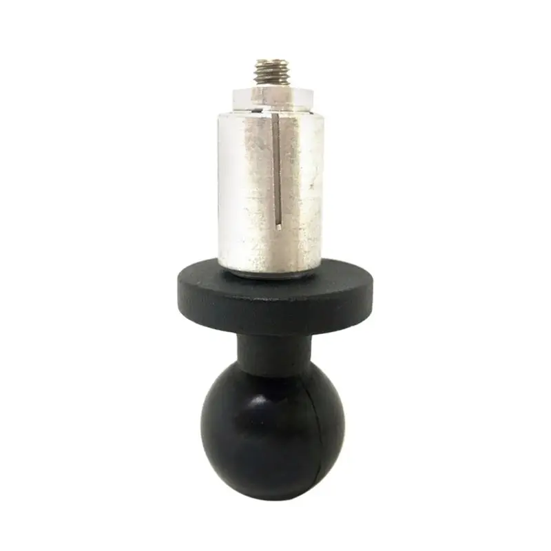 

Aluminum Base Rubber Motorcycle Bike Mount Black Fork Stem Base with Ball Head for RAM Mount for Gopro Ball Mount Adapter
