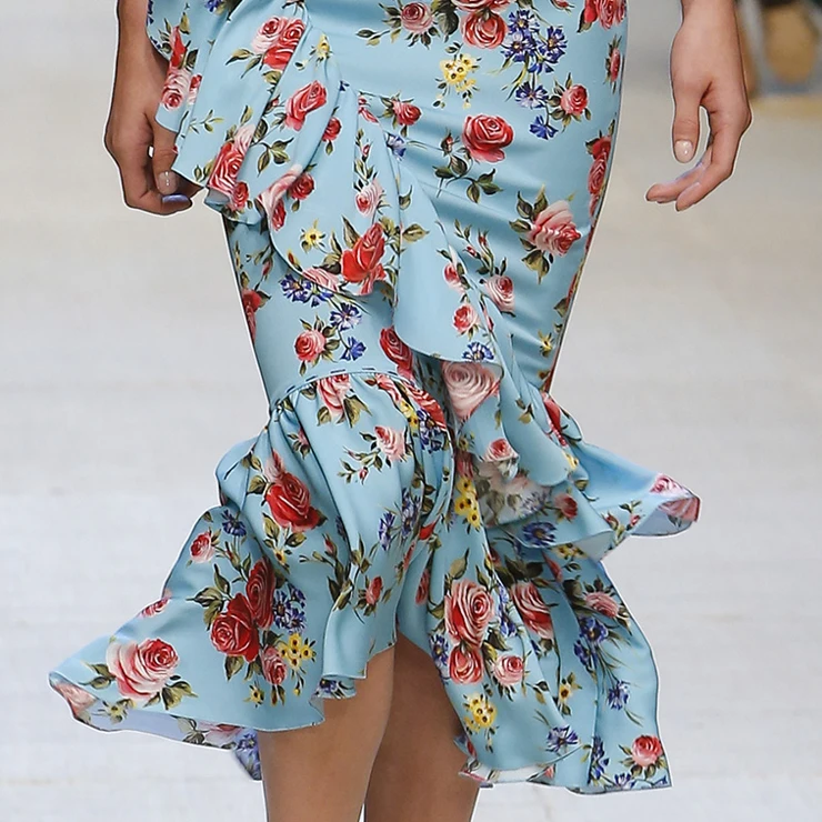 Женское винтажное платье без рукавов ярко оранжевое подиумное Платье с принтом