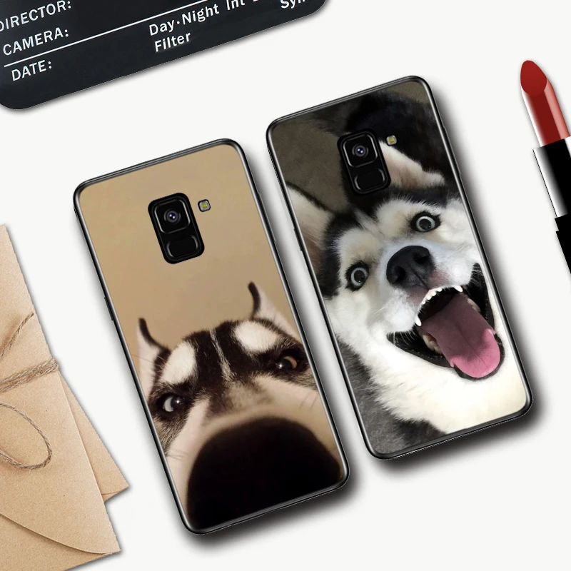 Породы Хаски Милый щенок собака силиконовый чехол для Samsung A2 Core A3 A5 A6 плюс A7 A8 A9 A10
