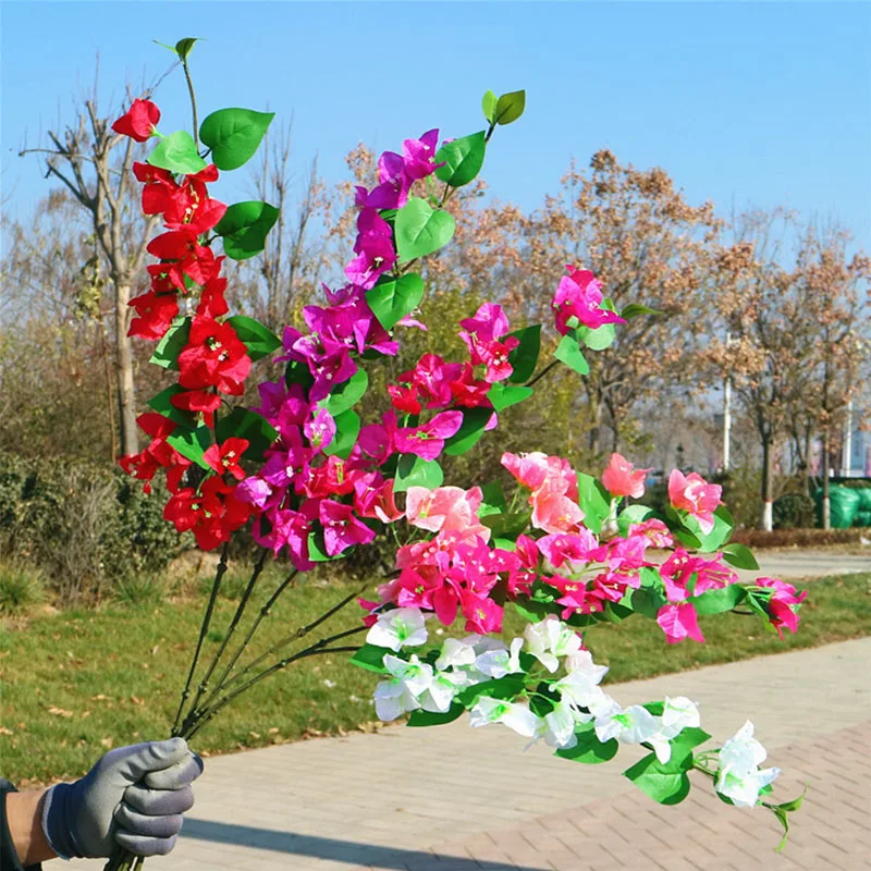 Искусственный цветок для альпинизма, растение, цветение сливы, украшение для дома и улицы, реквизит для съемки