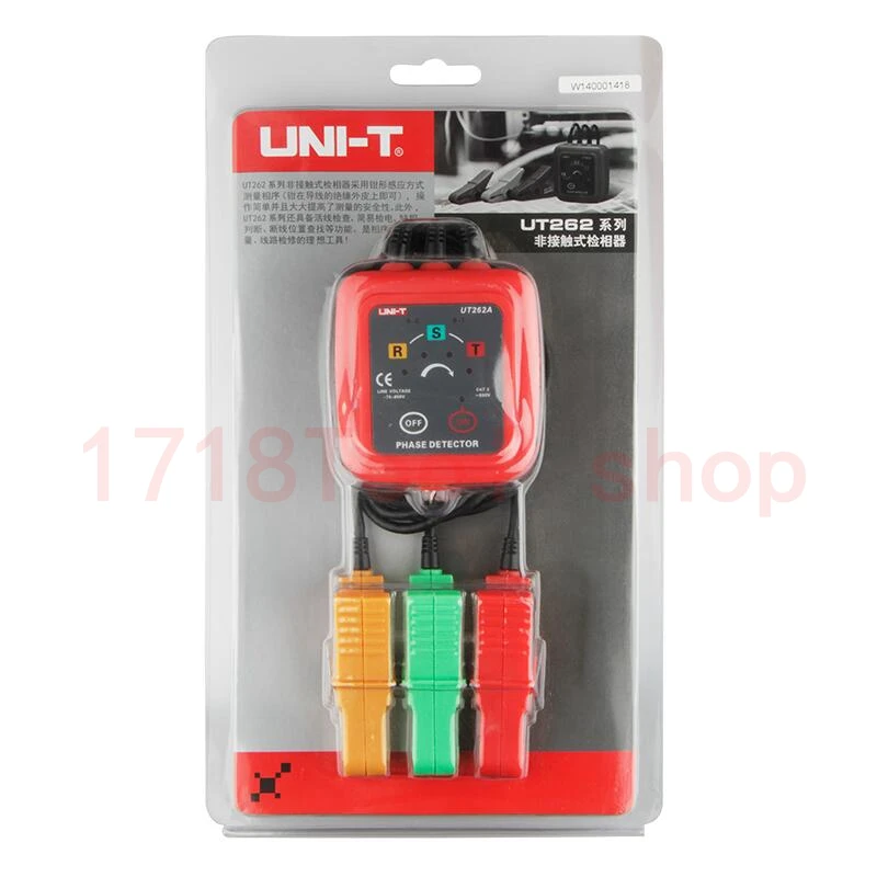 UNI T UT262A Бесконтактный 3 фазный индикатор измеритель светодиодный дисплей