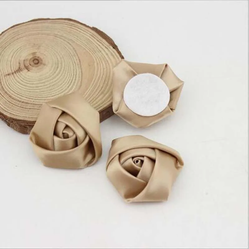 

200 шт./партия, атласные розы, 3,5 см