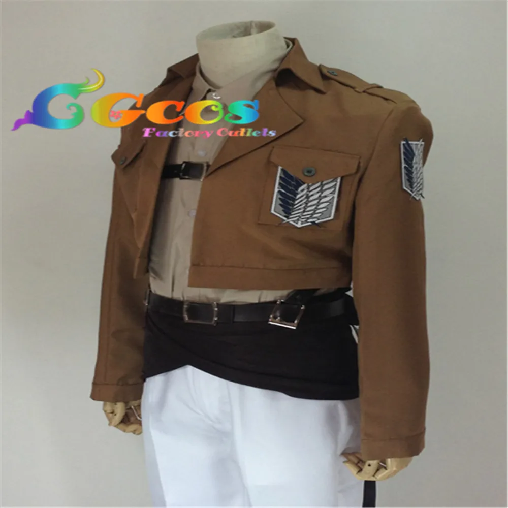 CGCOS Бесплатная доставка Косплей Костюм атака на Титанов Shingeki no Kyojin Survey Corps Sasha Blaus