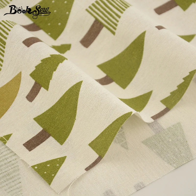 Тканевый материал для шитья Booksew хлопчатобумажная льняная ткань скатерти сумки