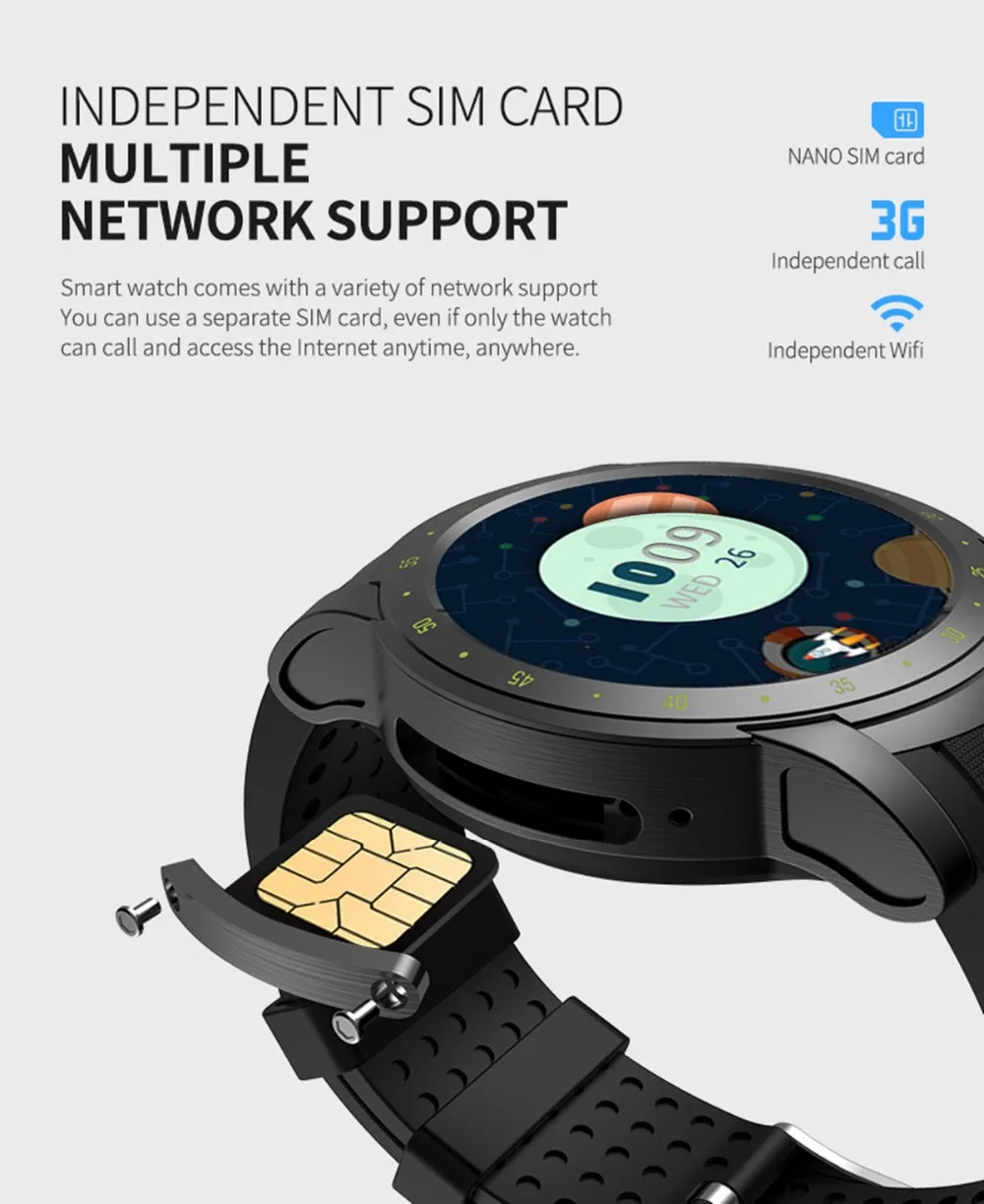 Beseneur gps Смарт-часы для мужчин с Wi-Fi пульсометром шагомер часы Sim карта Bluetooth Smartwatch для IOS Android телефон