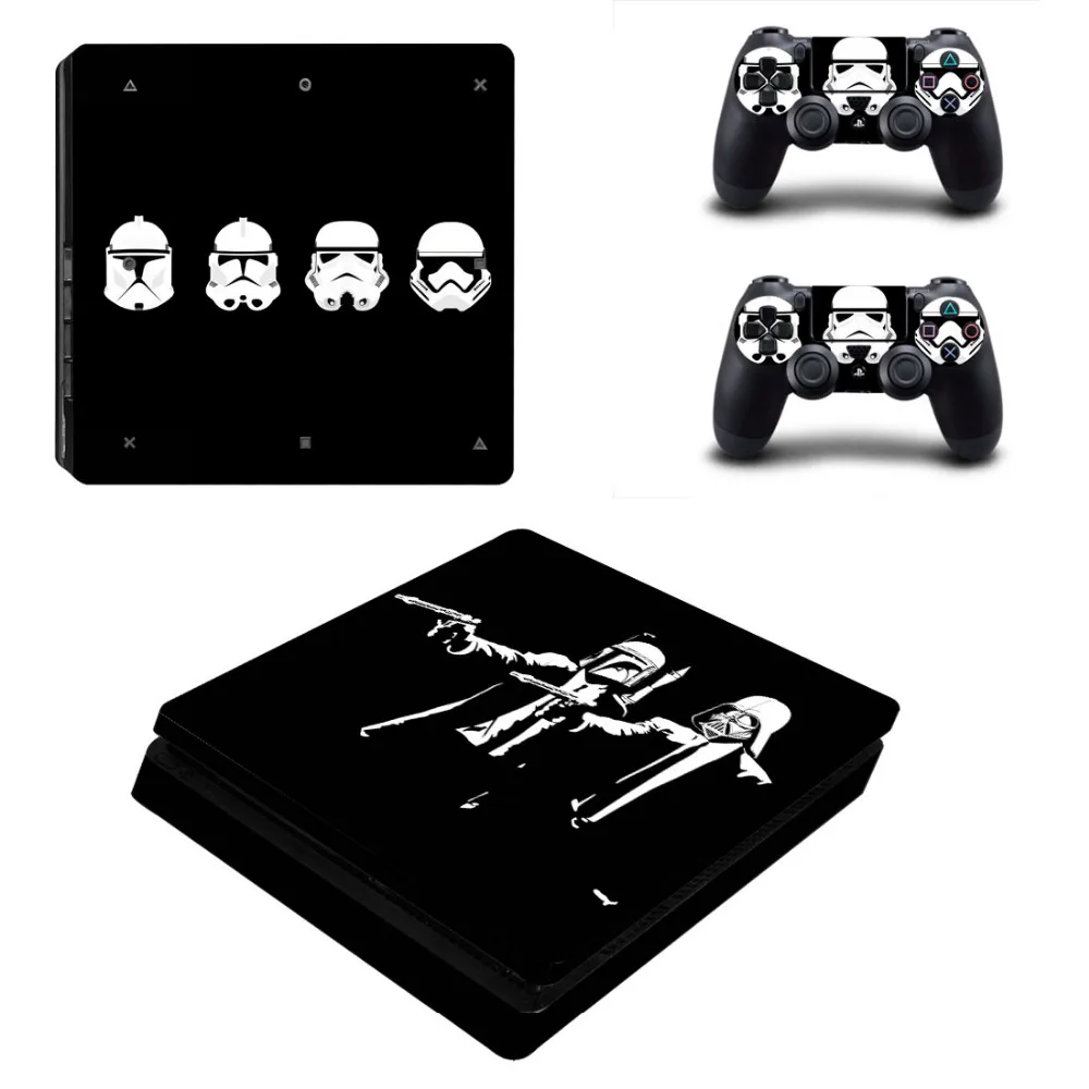 Звездные войны Дарт Вейдер PS4 тонкая кожа Наклейка для sony playstation 4 консоль и контроллер для Dualshock 4 PS4 тонкая Наклейка
