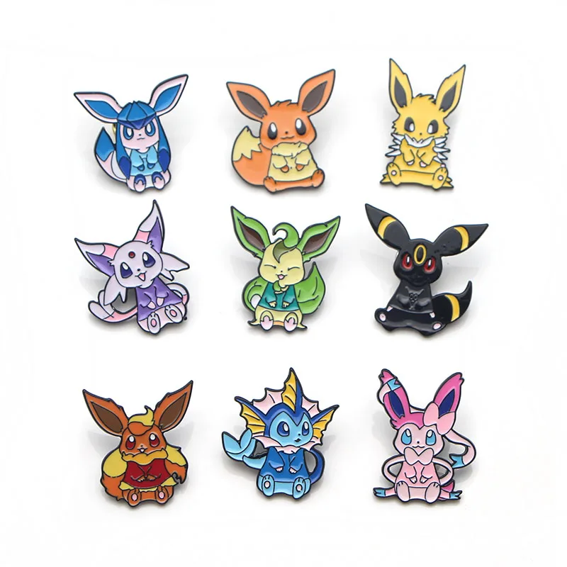 Mix 20pcs P3411, 20 шт./лот, милые эмалированные металлические булавки и броши для женщин и мужчин, нагрудные булавки, рюкзак, сумки, значок, детские ювелирные изделия - Окраска металла: Mix 20pcs