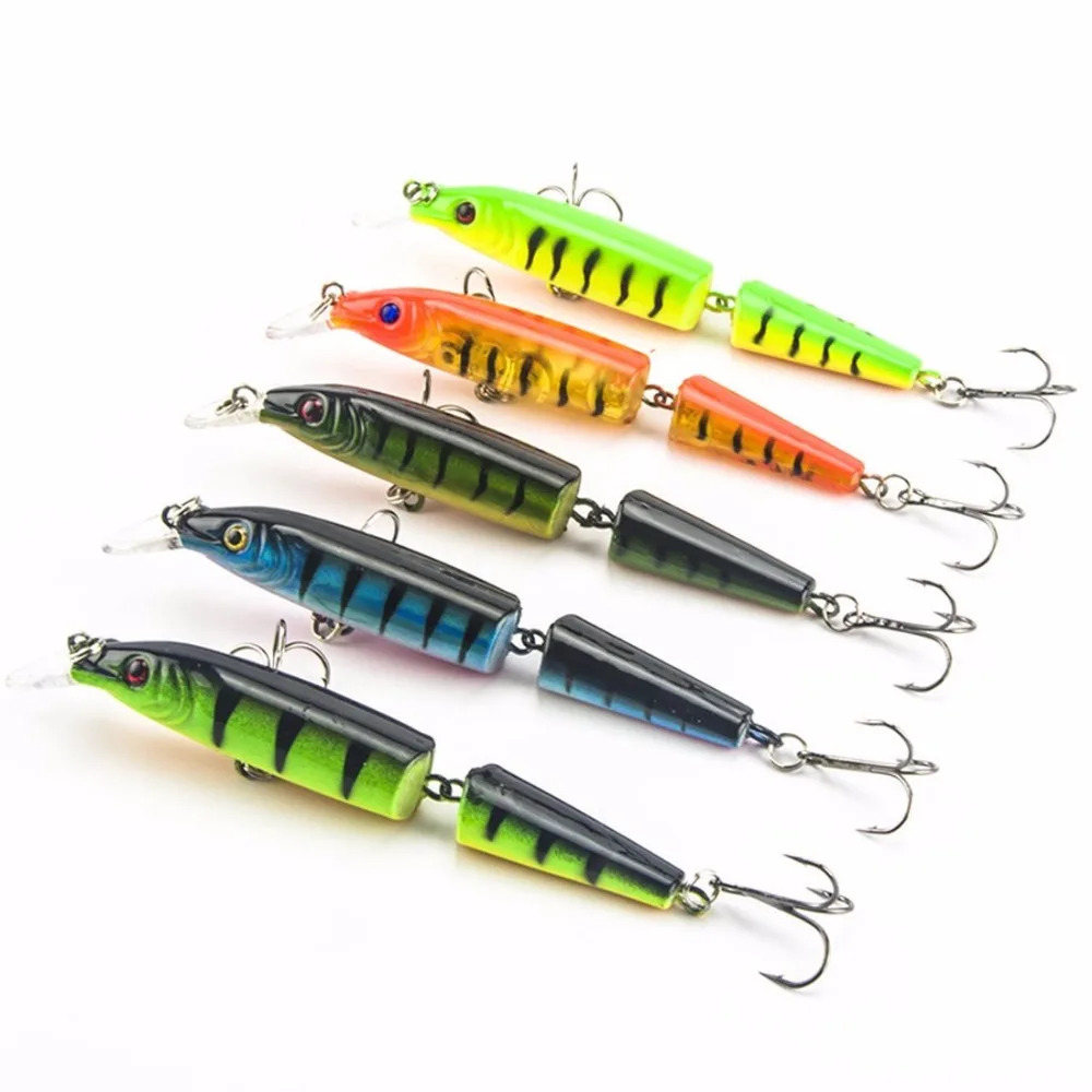 

HiUmi Jointed Minnow Fishing Lures 10.5cm 9.6g Fishing Tackle Swimbait Wobbler Fish Bait Artificial Lure