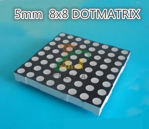 Продажа с фабрики 5 мм светодиодный точечный матричный дисплей 8x8 Красный общий