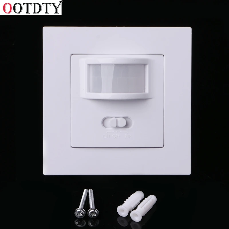 AC 110V - 240V PIR Сенсор ИК инфракрасный датчик движения светильник переключатель на