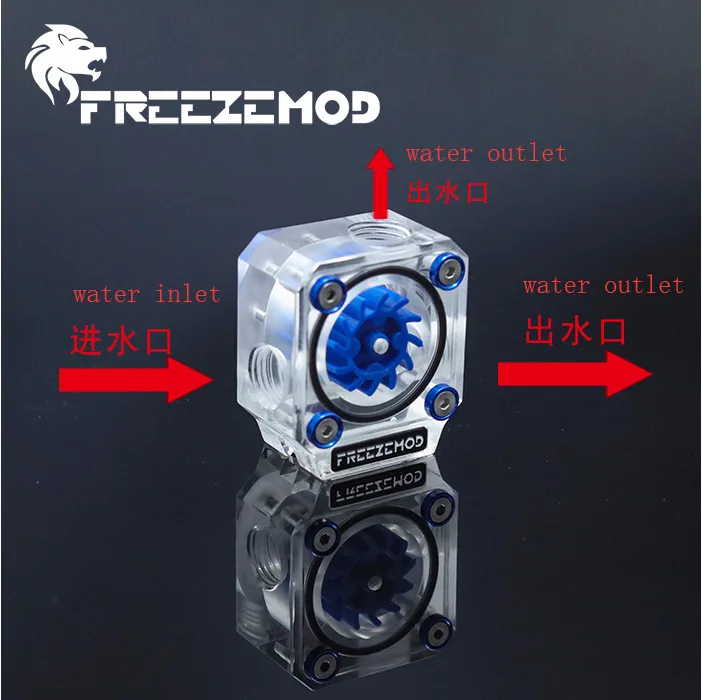 Индикатор расхода воды FREEZEMOD для компьютера 3 режима RGB Aurora эффект освещения. LSJ