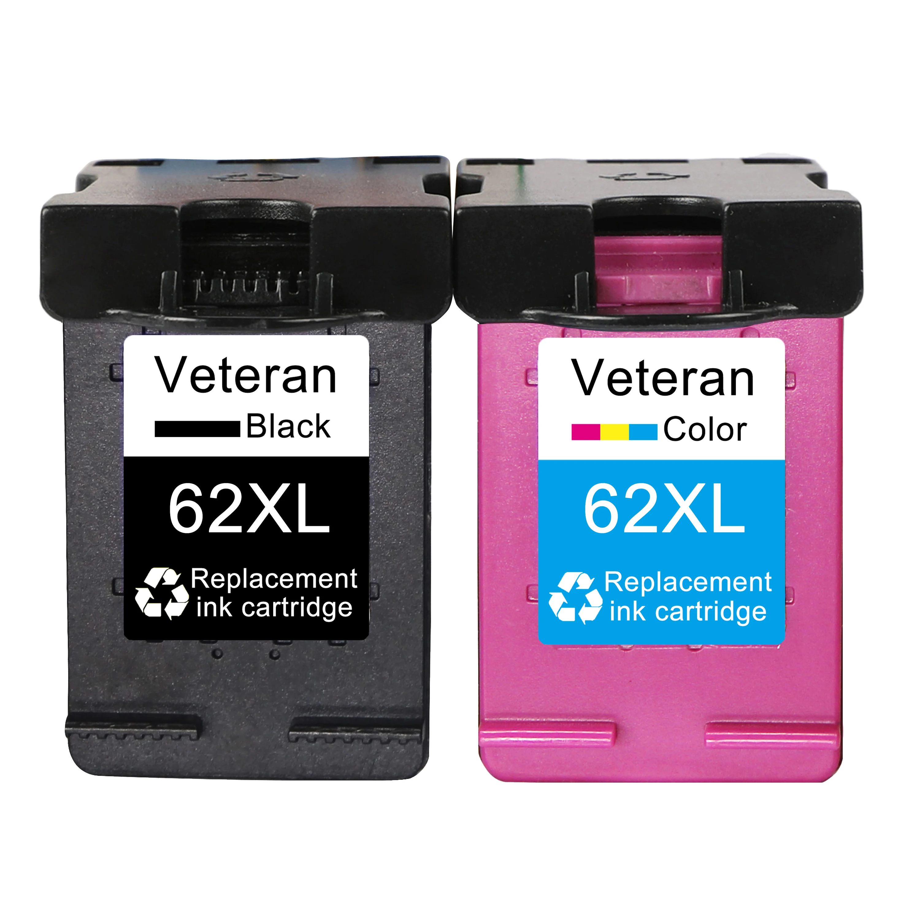 

Veteran Ink Cartridge 62XL compatible for hp 62 xl hp62 for HP Envy 5540 5640 7640 5646 5541 5740 5742 5745 200 250 printer