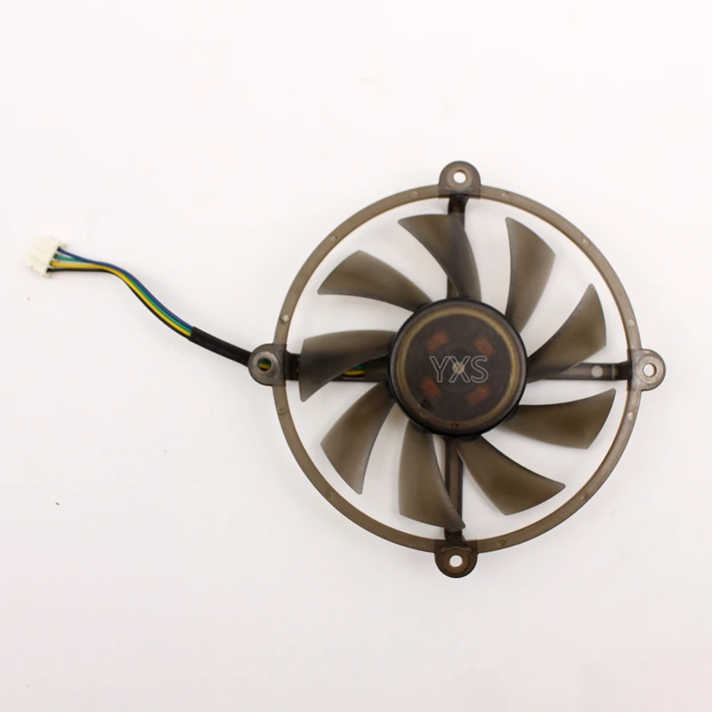 Бесплатная доставка PLA08015B12HH DC 12V 0.35A 4 провода двойной шариковый подшипник 8015 8 см