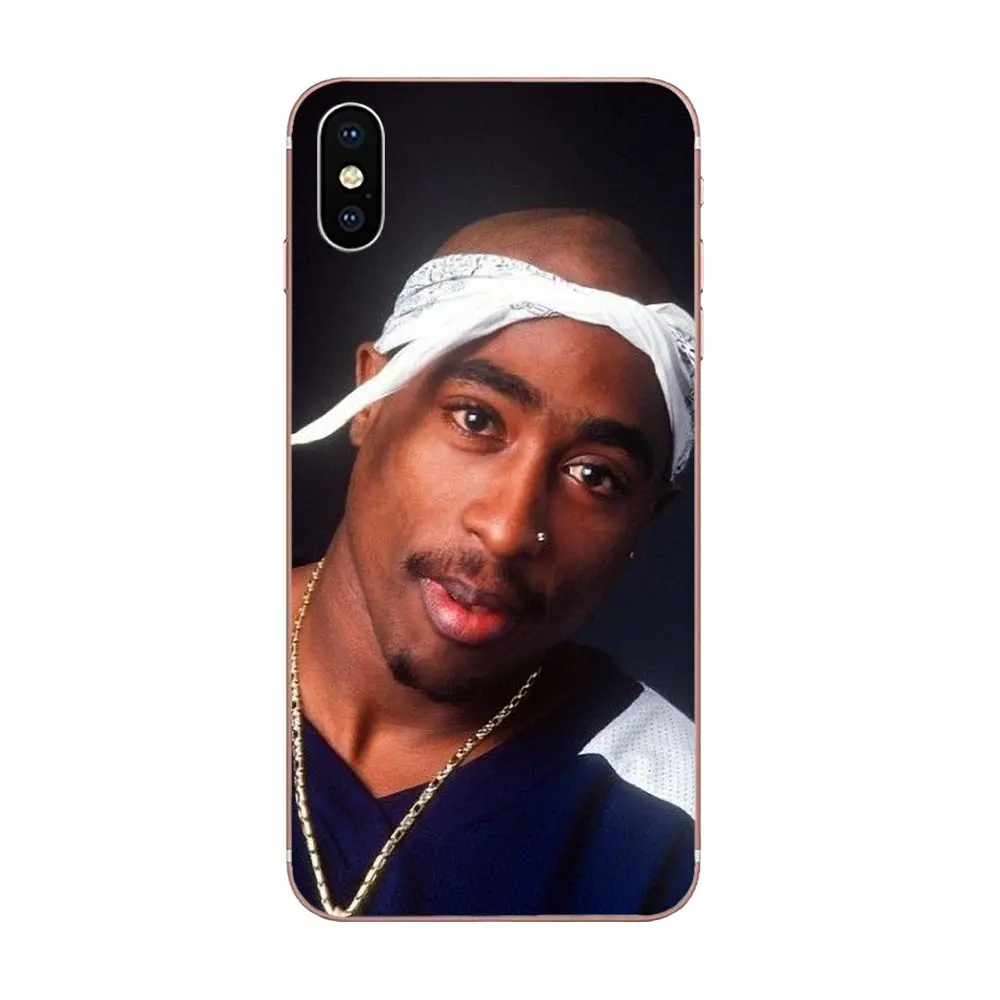 2 Pac для телефона с изображением Тупака Шакура Xiaomi Note 3 4 mi 4C 4i 5 5S 5X6 6X A1 Max x Мягкая