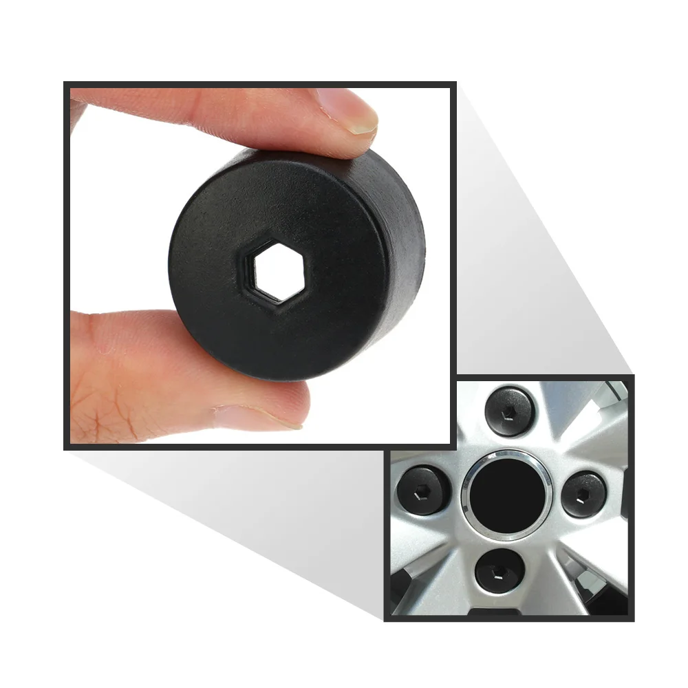 Автомобильный стиль 20 шт 17 мм гайка для колеса автомобиля крышка болта