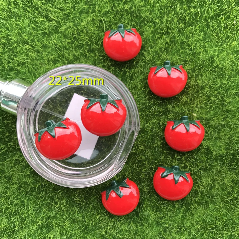 Новое поступление 10 шт. выпуклый круглый плоский задник помидоры ремесла для