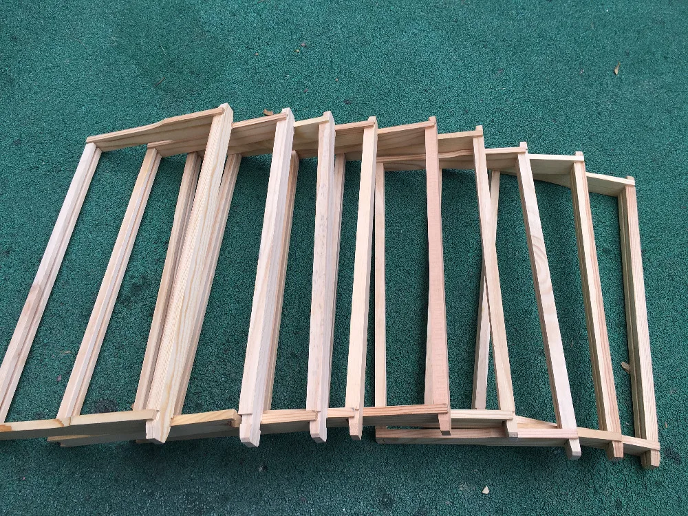 5 pcs fundationless langtroth деревянная рамка улей для пчеловодства