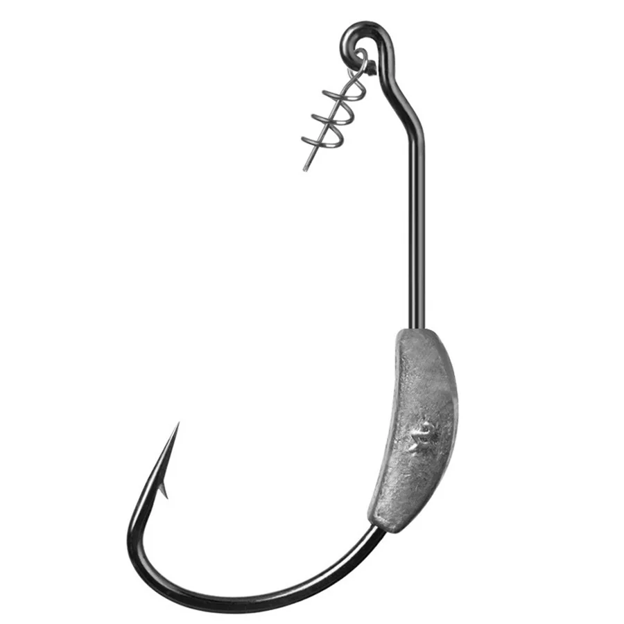 20 штук рыболовные Кривошип крючки с Lead Jig Head Крюк Приманка жесткая приманка