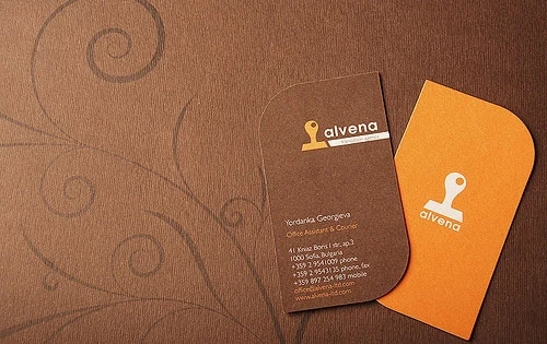 Пользовательские визитные карточки элегантные бумажные с цветным краем