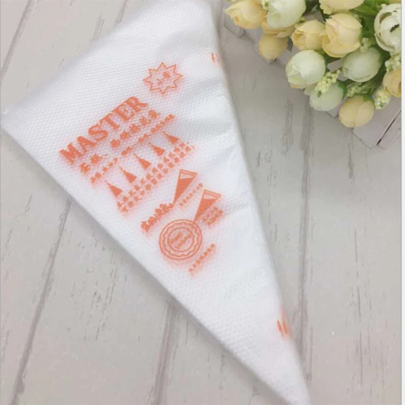 

ANGRLY100 PCS Small Size Disposable Piping Bag Icing Fondant Cake Cream Decorating Pastry Tip To Cake Decorating Tool Bakeware