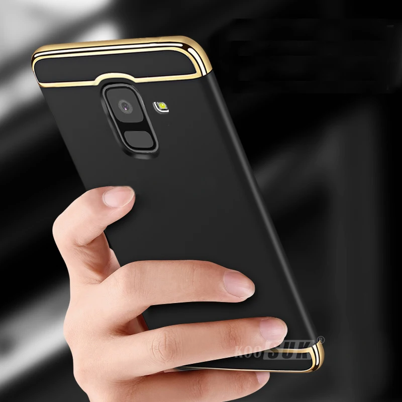 Чехол для Samsung J6 2018 жесткий матовый противоударный чехол из поликарбоната Galaxy Plus +