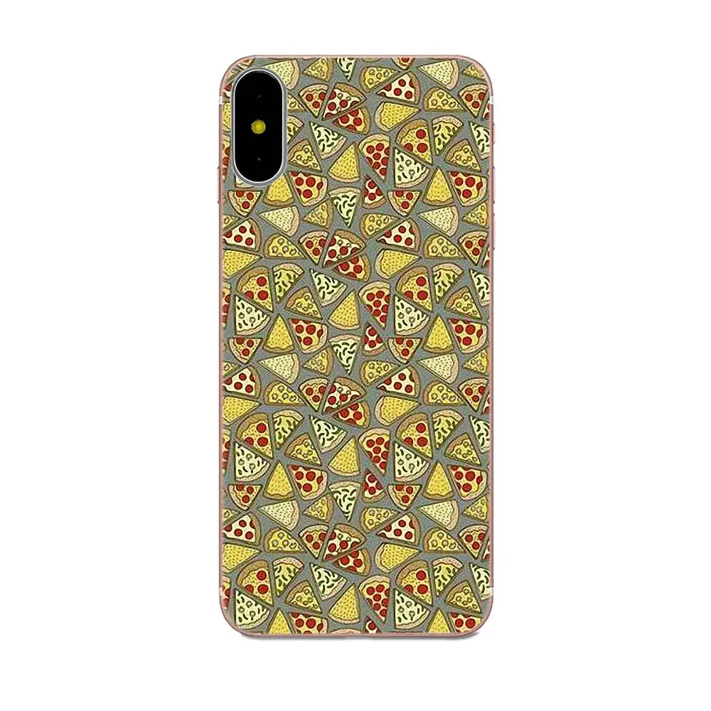 Мягкий протектор экрана чипы пицца еда гамбургеры для Galaxy J1 J2 J3 J330 J4 J5 J6 J7 J730 J8 2015