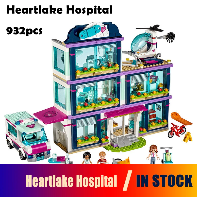 Модели строительных игрушек хобби 01039 совместимы с lego блоки 41318 друзья Heartlake