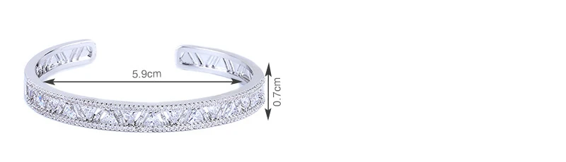

Gold Color Bangle Bracelet with AAA Cz Beads Cuff Bracelets & Bangle for Women Fashion Bling Jewelry Pulseiras
