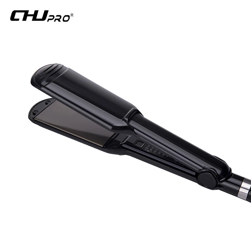 Плоский утюжок для волос CHJ Hair Chapinha Professional Straightening Ceramic Straightener Curler Tourmaline.