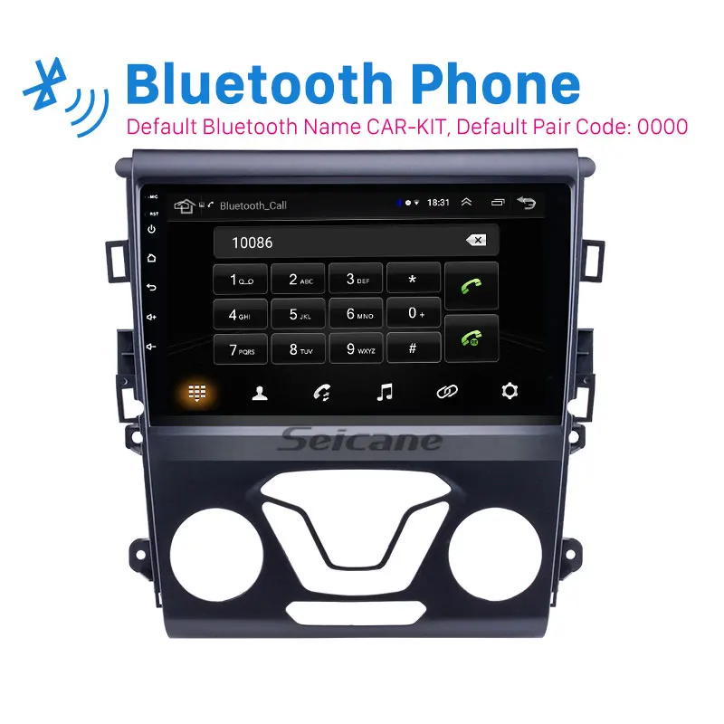 Seicane 2din Android 8 1 9 дюймов для Ford Mondeo 2012 2014 автомагнитола GPS автомобильное аудио 3G WiFi