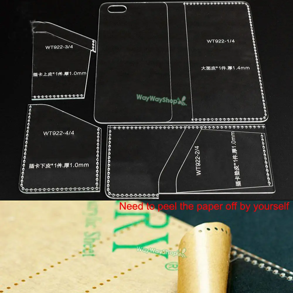 Чехол для телефона 922 шаблоны кожаный ремесленный узор iPhone 6 Plus с крышкой|leather craft