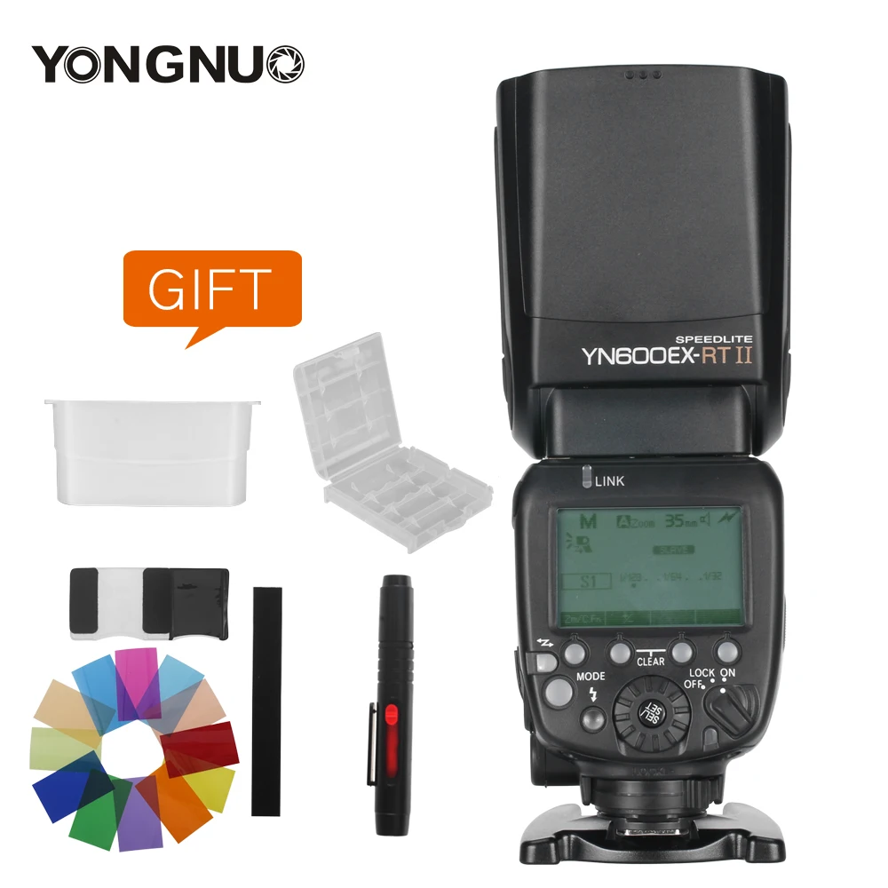 Вспышка YONGNUO для камеры Canon Беспроводная вспышка HSS 1/8000s 2 4G as 600EX RT YN600EX II +