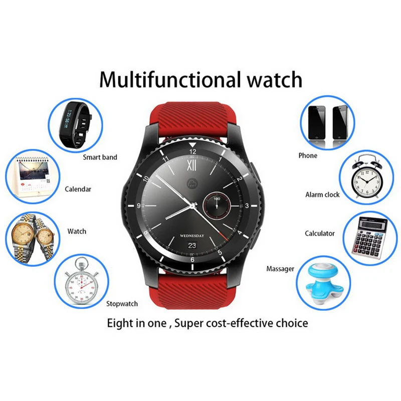 Samrt watch Support SIM Bluetooth 4.0 DTNO.I G8 Sports Smartwatch 1.3 Inch 240*240 Pixels Call Message Reminder Dropshipping|Смарт-часы| |