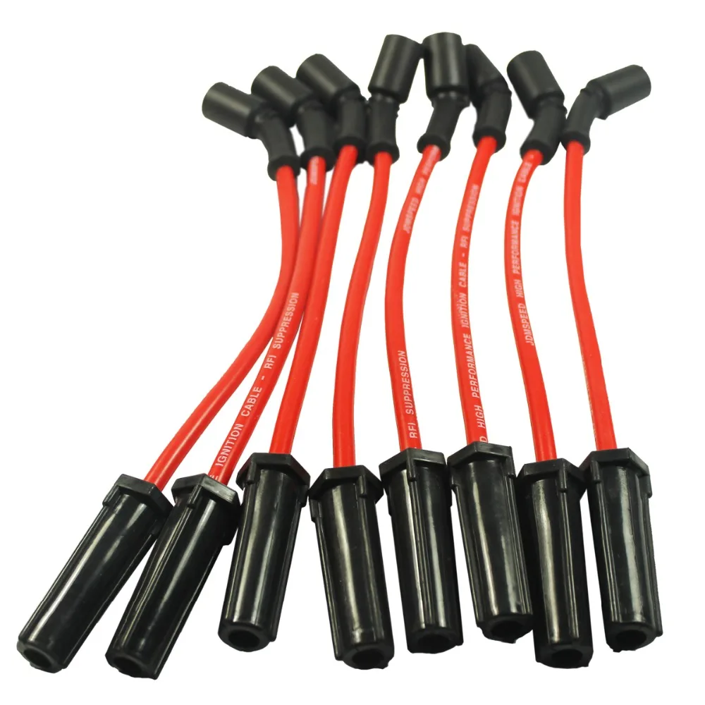JDMSPEED 10.5 MM PERFORMANCE SPARK PLUG WIRE SET FIT FOR 1999-2013 GM GMC Pontiac | Автомобили и мотоциклы