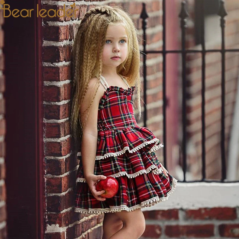 Bear leader/платье для девочек; модная праздничная одежда в европейском и американском стиле; платья для малышей; платье принцессы для девочек; детское платье для дня рождения