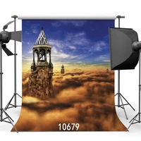 sea of clouds pavilion portrait photography backdrops for photo booth vinyl cloth customized photo studio background photocall