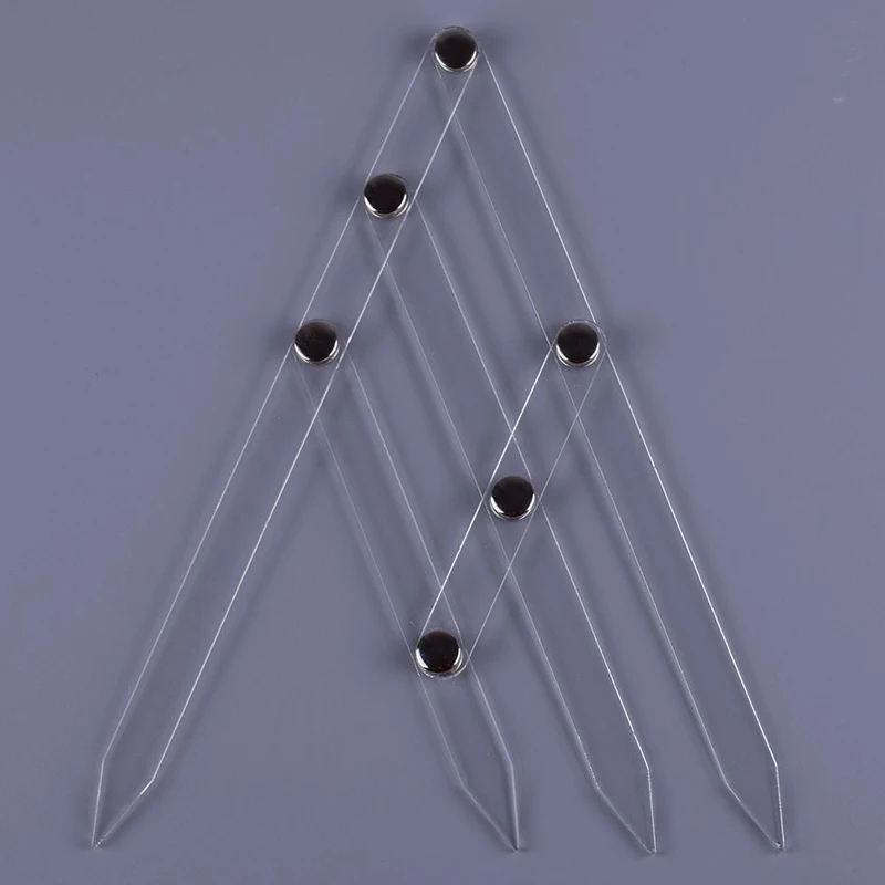 Акриловая тату для бровей линейка инструменты 2 шт./лот трафареты стержень мерка