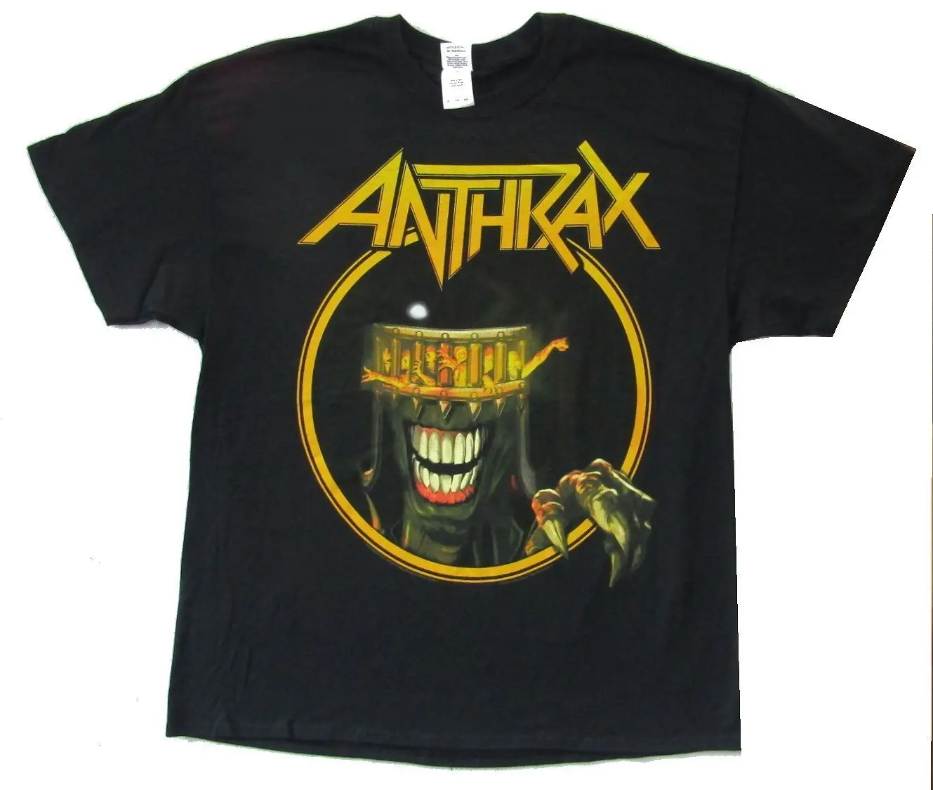 Черная футболка Anthrax San Bernadino показ событий в Калифорнии новая официальная для