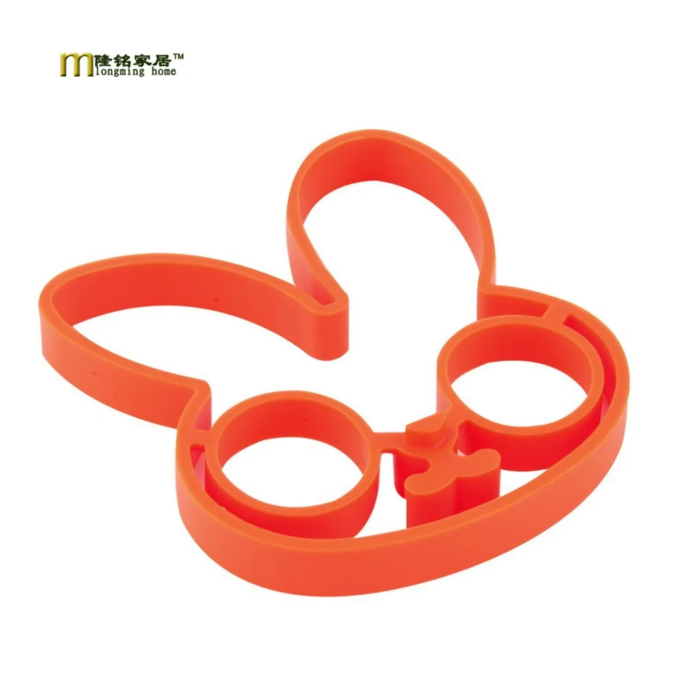 1 шт. хит продаж для завтрака Силиконовые Формочки с кроликом надписью Love