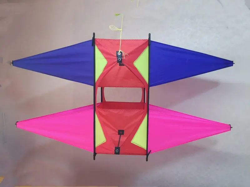 Цветной змей 3D с ручкой воздушного змея и струной легко лететь