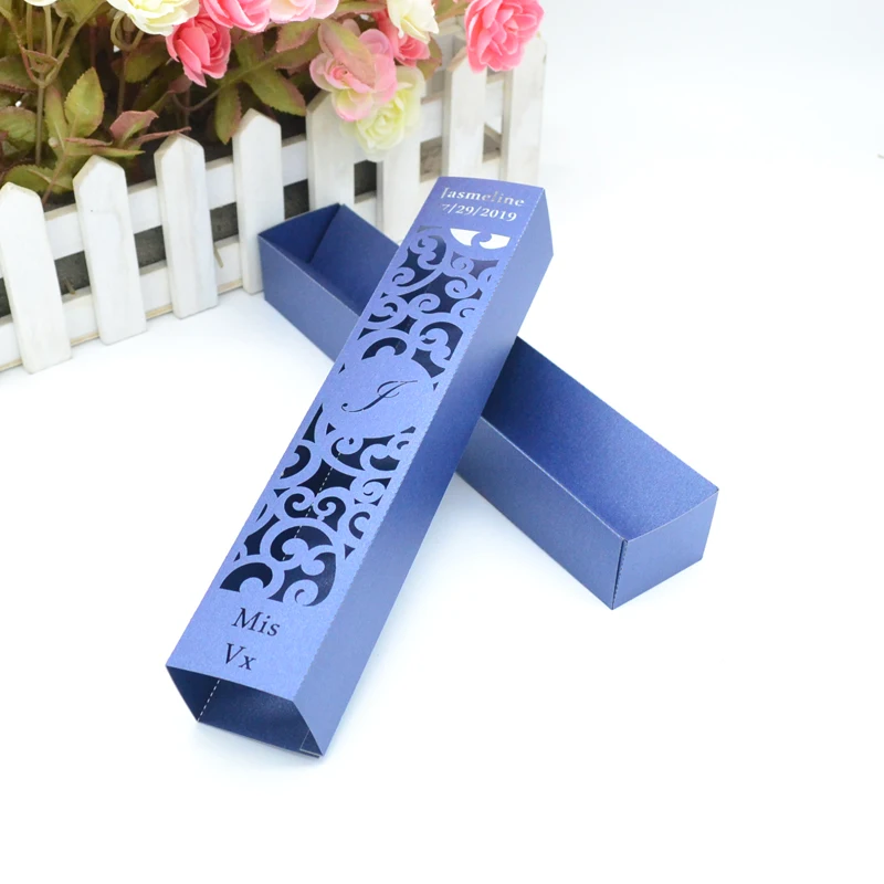 Бежевый заказ имя и Дата Лазерная резка Свадебная вечеринка пригласительная