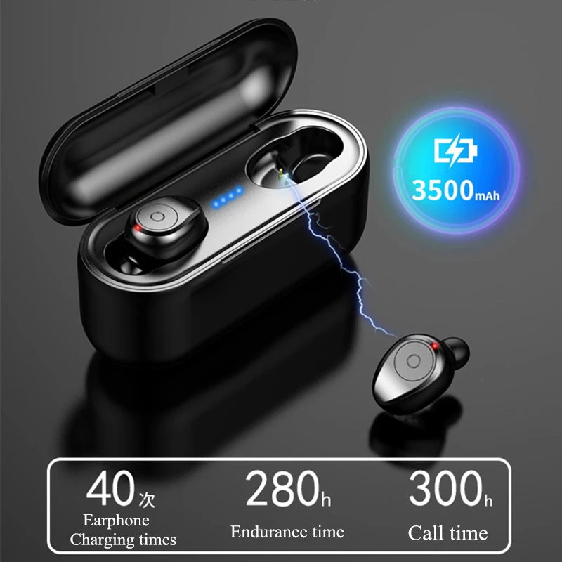 AMTERBEST F9 мини 5D стерео звук Беспроводной Bluetooth наушники IPX6 Водонепроницаемый