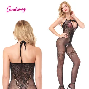 Сексуальное нижнее белье без рукавов с бантом, ажурные черно-красные чулки, эротическое нижнее белье с открытой промежностью, костюм, боди